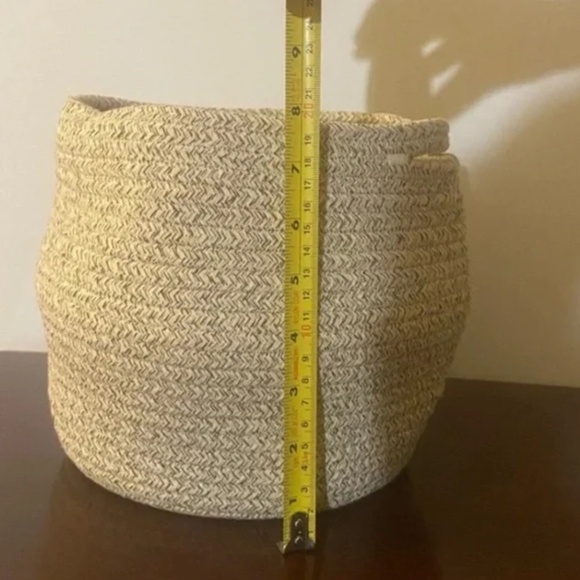 ❤️ Urban Outfitters Rope Basket belly natural cream Storage - Picture 7 of 7